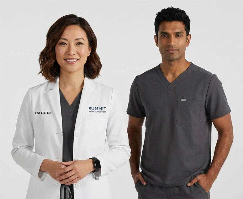 four way stretch fabric scrubs